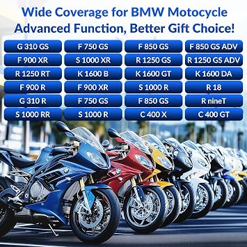 OBD2 Diagnostic Tool for BMW Motorcycles, SC530 Pro Full System Diagnosis Code Reader with Active Tests, Reset & Service Functions (ABS Bleed, ASC, RDC, Throttle, Injector, Transmission & More)