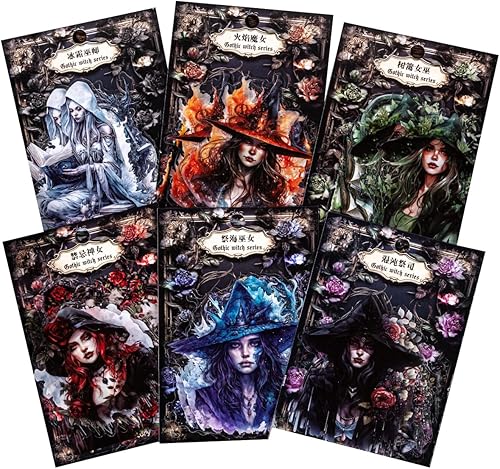 Vista 77 de Alideco 120 calcomanías para álbumes de recortes, manual de personajes, álbumes de recortes, diario de basura, manualidades, decoración de adornos