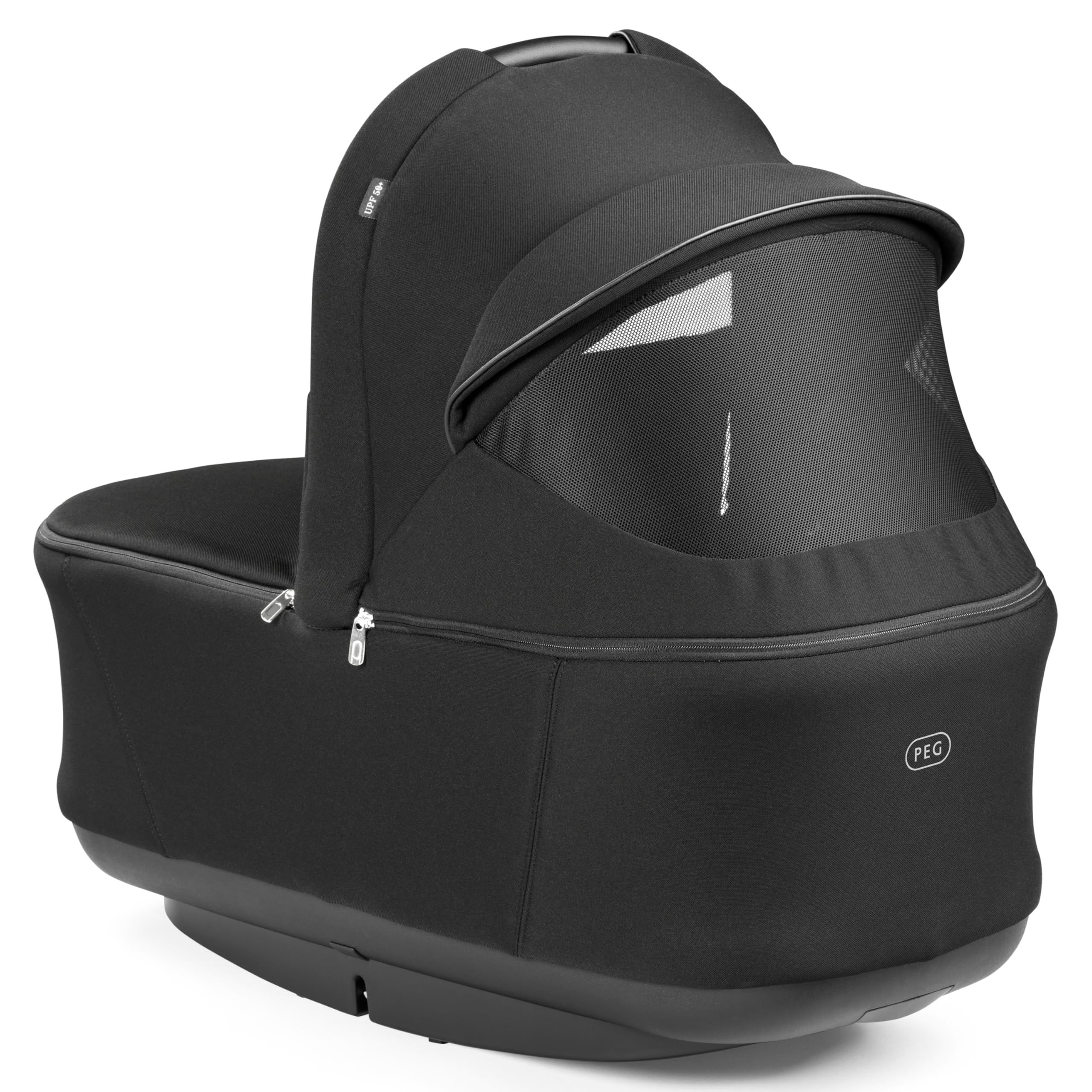 PEG Pop Up Bassinet with Stand By Me for City Loop, True Black (Black)