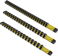 Vista 17 de Olsa Tools Organizador de Dados de Aluminio de 1/2 Pulgada Soporte de Dados de Calidad Premium (VERDE)