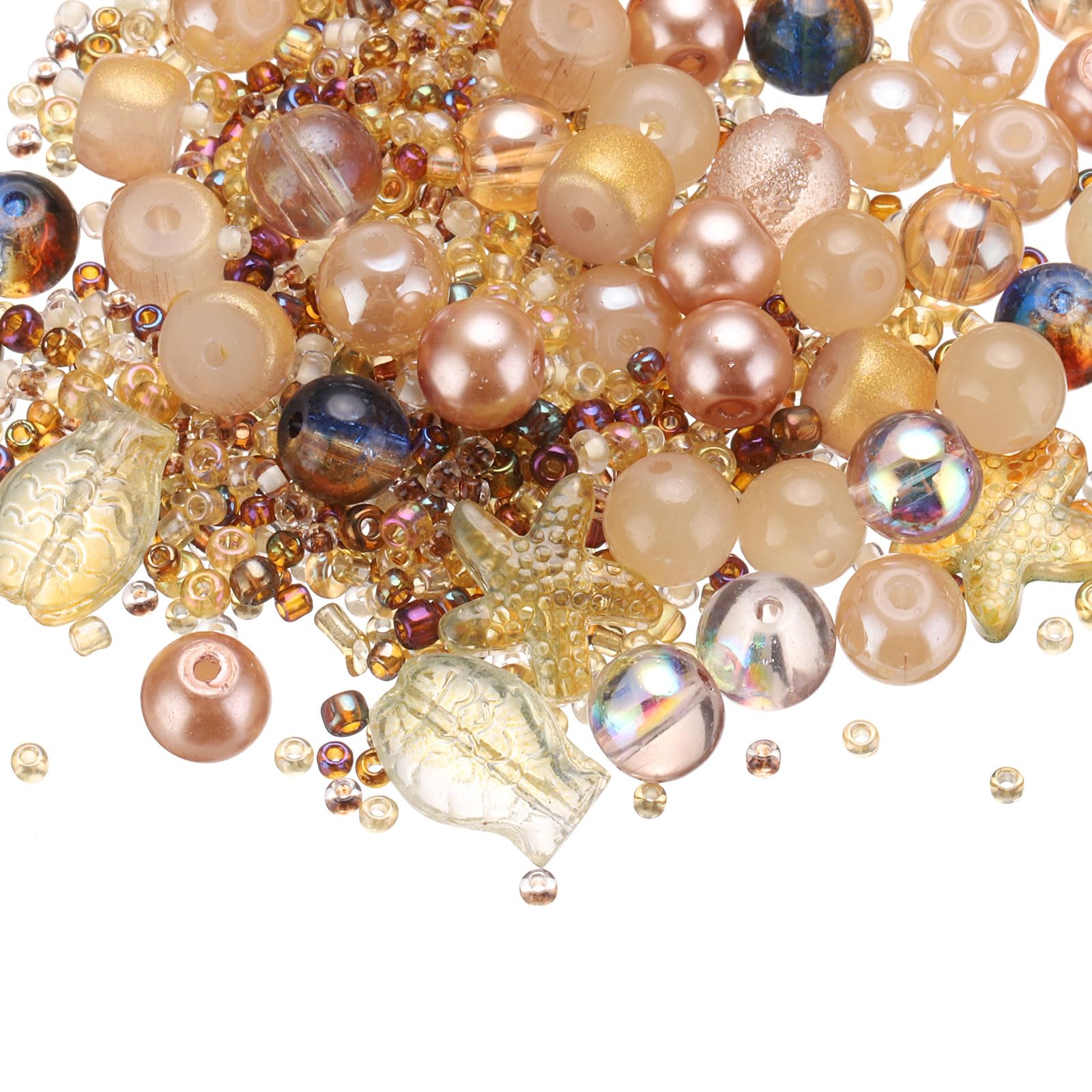 PATIKIL 2-8mm Assorted Glass Resin Beads