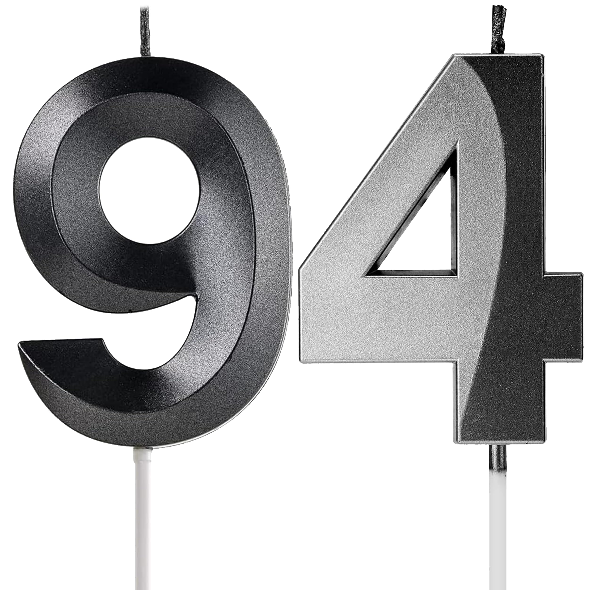 Birthday Candles Number Candles Age Year for Cakes Happy Birthday 3D Designed Wedding Anniversary Party Cake Topper Decorations