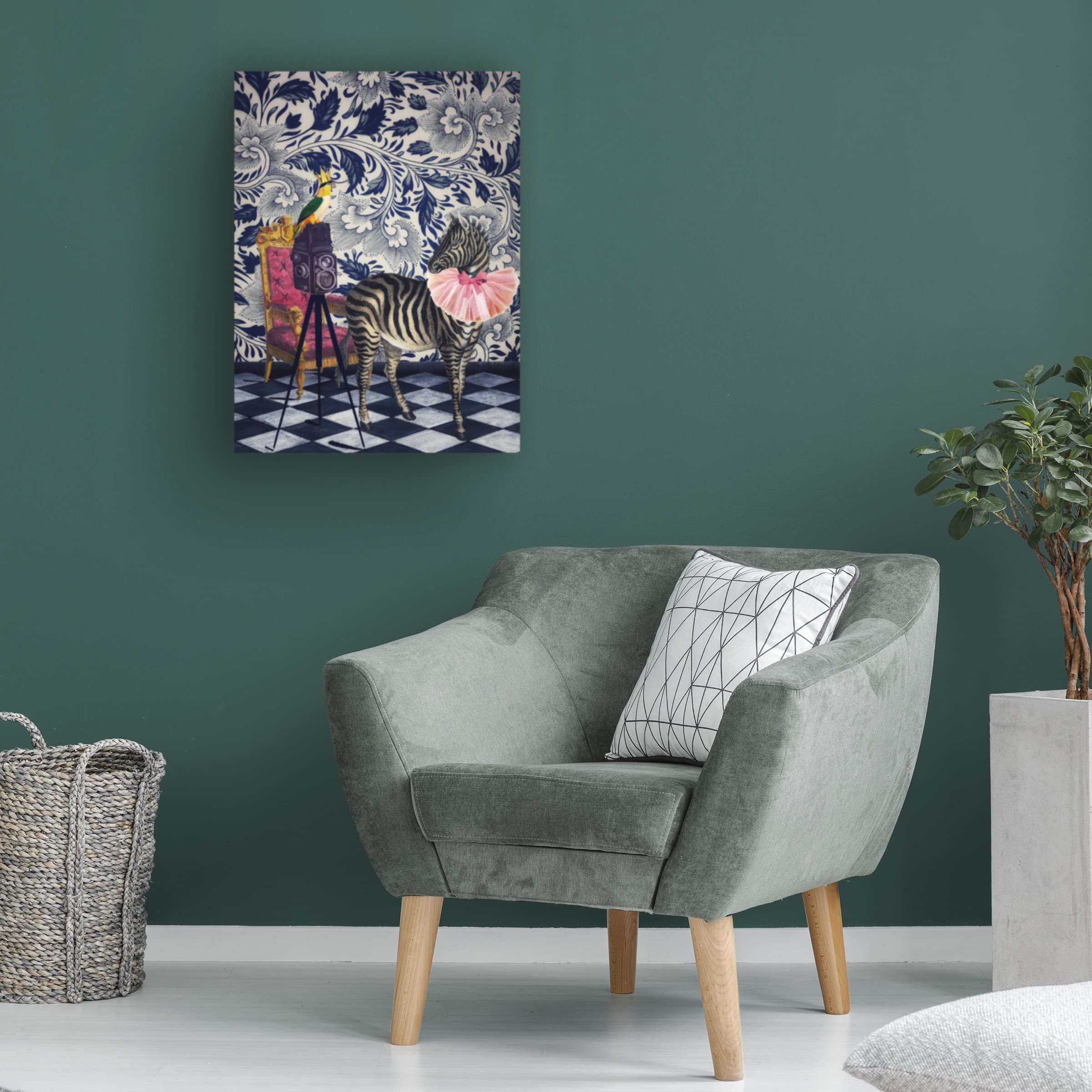 Amazon.com: Trademark Fine Art 'Picture Day' Canvas Art by Erika C