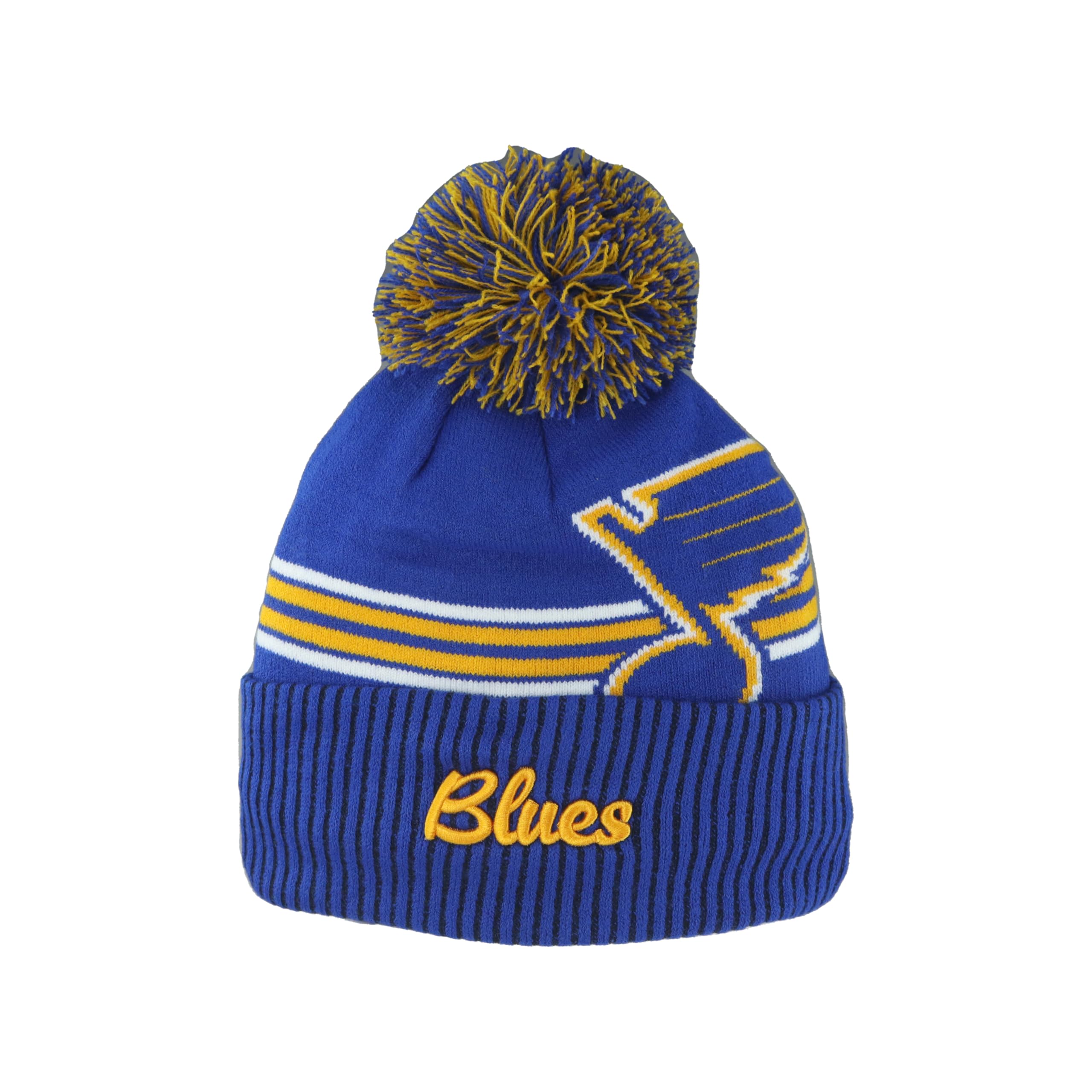 Zhats Unisex Team Color Nhl Officially Licensed Beanie Pom Rush