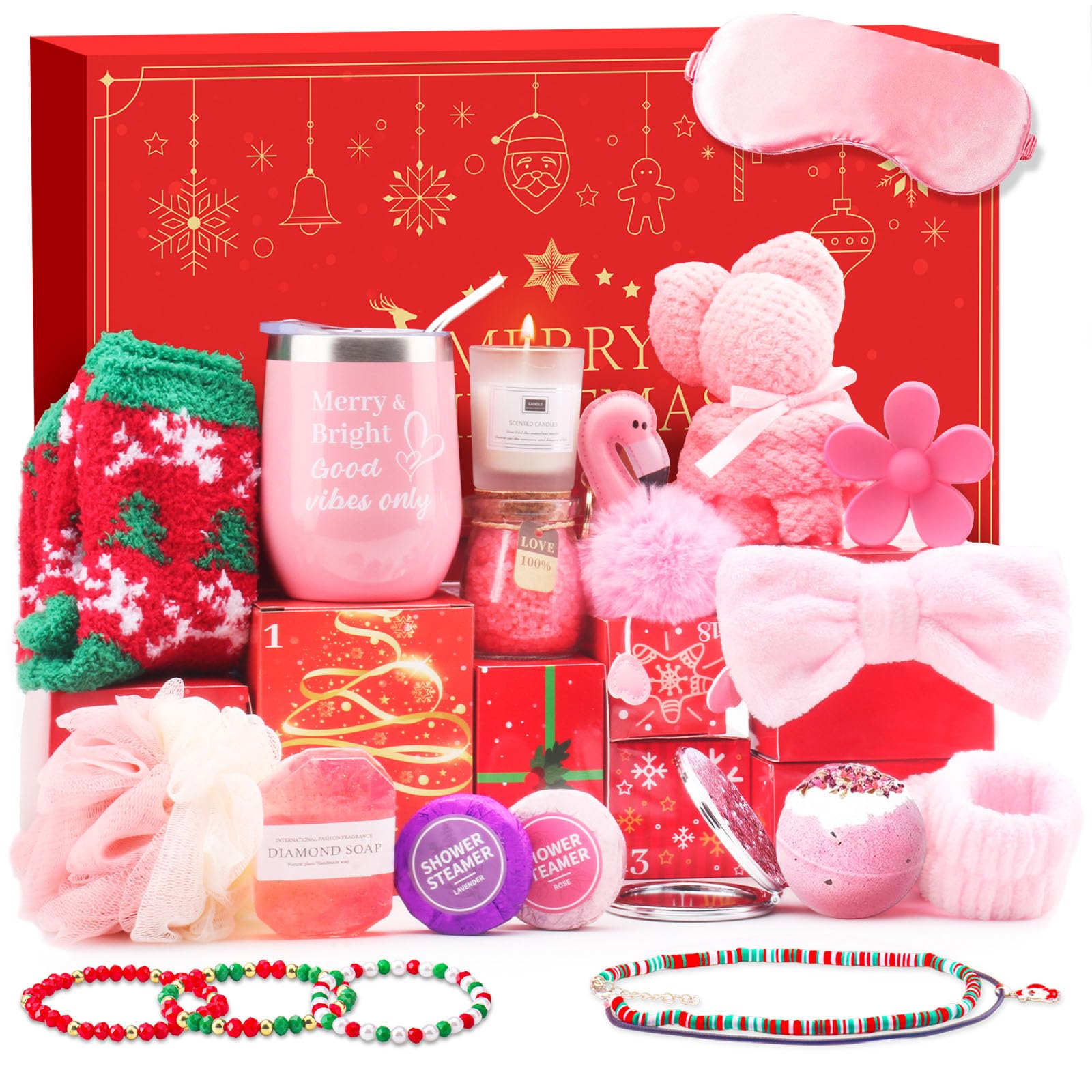 Adventskalender 2026 Frauen - 24 Tage Selbstpflege Set - Weihnachten Countdown Geschenk