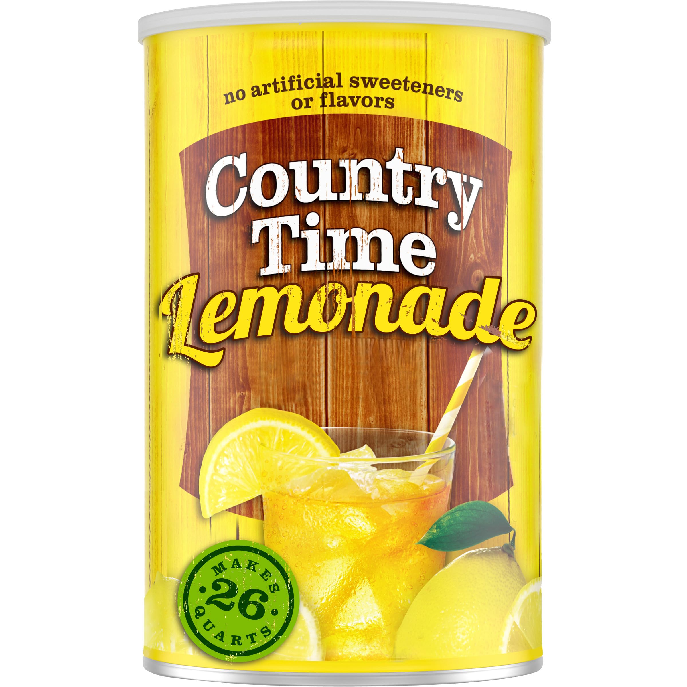 Country Time Lemonade Naturally Flavored with other natural flavor Powdered Drink Mix, 63 oz Canister
