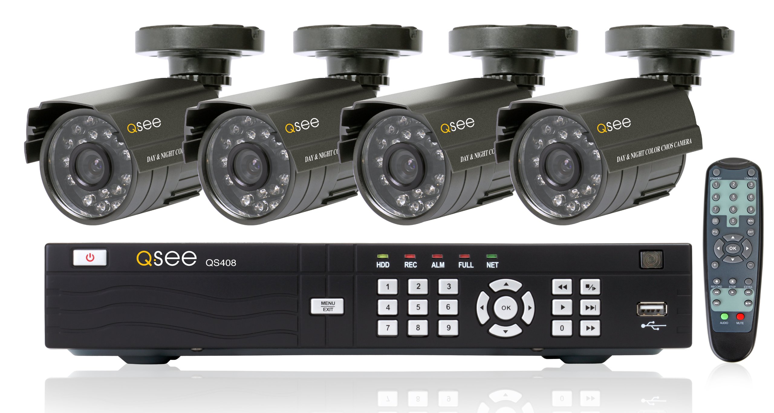 Amazon.com : Q-See QS408-411-5 Precision Recording Security System