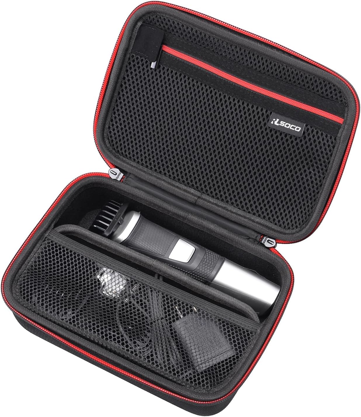 Case for Philips All-in-One Trimmer Series 3000/5000 Grooming Kit-Fits for Philips MG3930,MG3720,MG5950,MG5952 Multigroom 3000/5000,Hard Travel Bag with YKK Zipper for Electric Shaver
