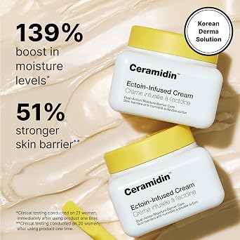 Dr.Jart+ Ceramidin Ectoin-Infused Korean Face Cream Moisturizer for Dry Skin | Korean Skin Care, 1.69 Fl Oz