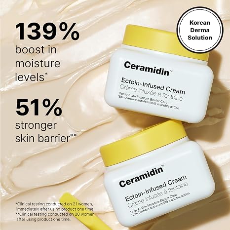 Dr.Jart+ Ceramidin Ectoin-Infused Korean Face Cream Moisturizer for Dry Skin | Korean Skin Care, 1.69 Fl Oz