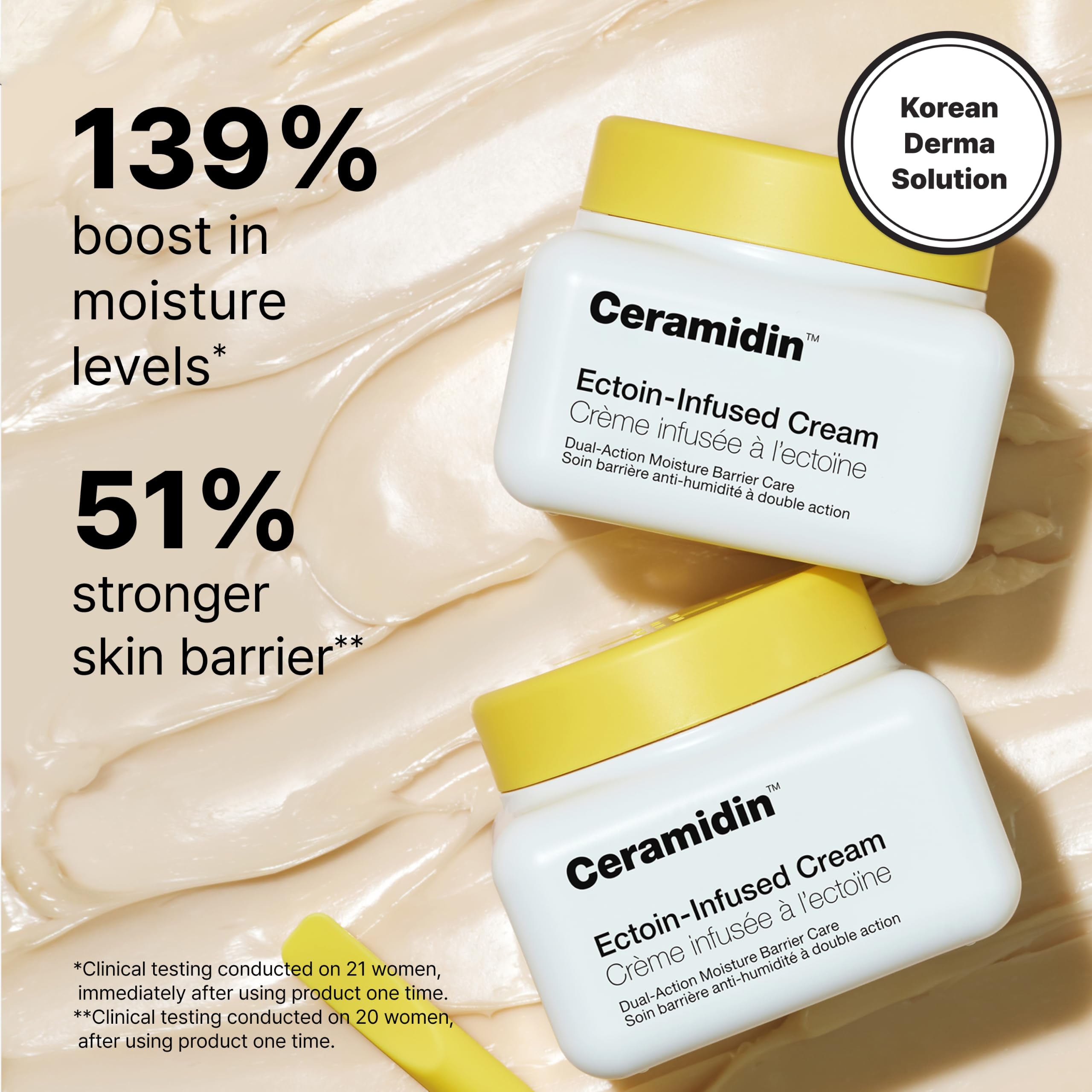 Dr.Jart+ Ceramidin Ectoin-Infused Korean Face Cream Moisturizer for Dry Skin, 1.69 fl oz