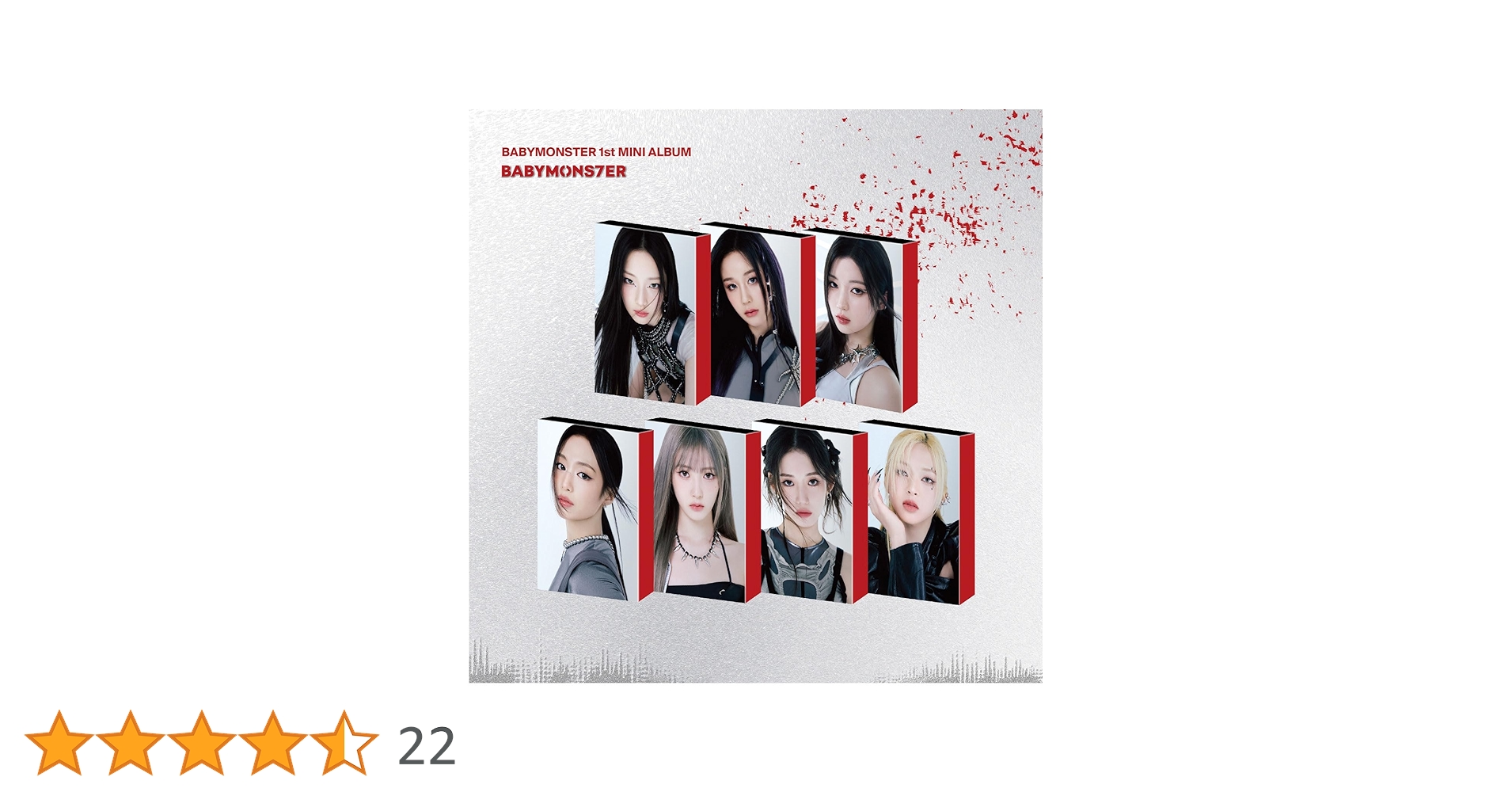 BABYMONSTER BABYMONS7ER 1st Mini Album YG TAG ASA Version