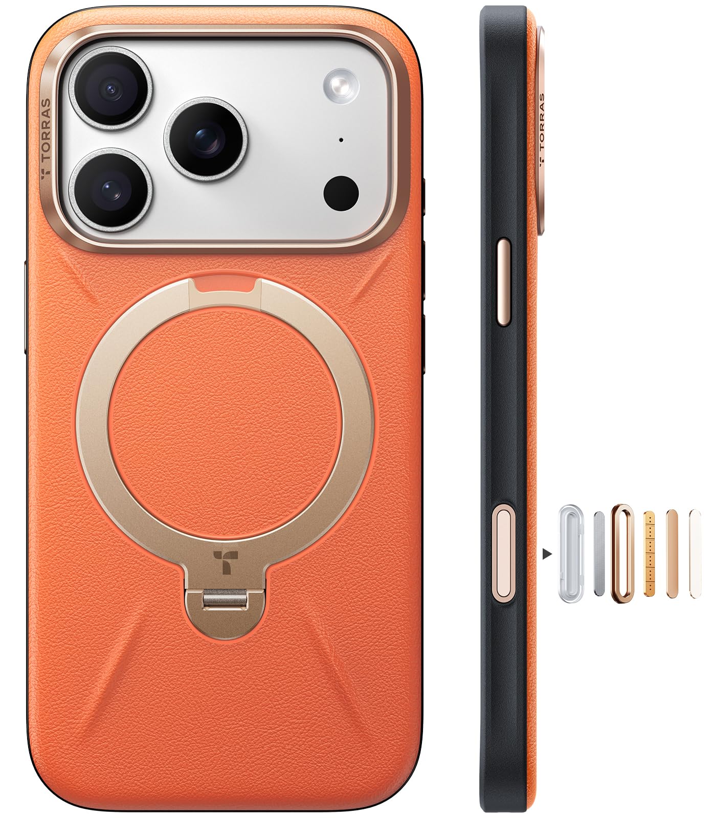 TORRAS iPhone 17 Pro 用 レザーケース MagSafe対応 Amazon | TORRAS iPhone 17 Pro 用 ケース【新感覚レザー・スキン