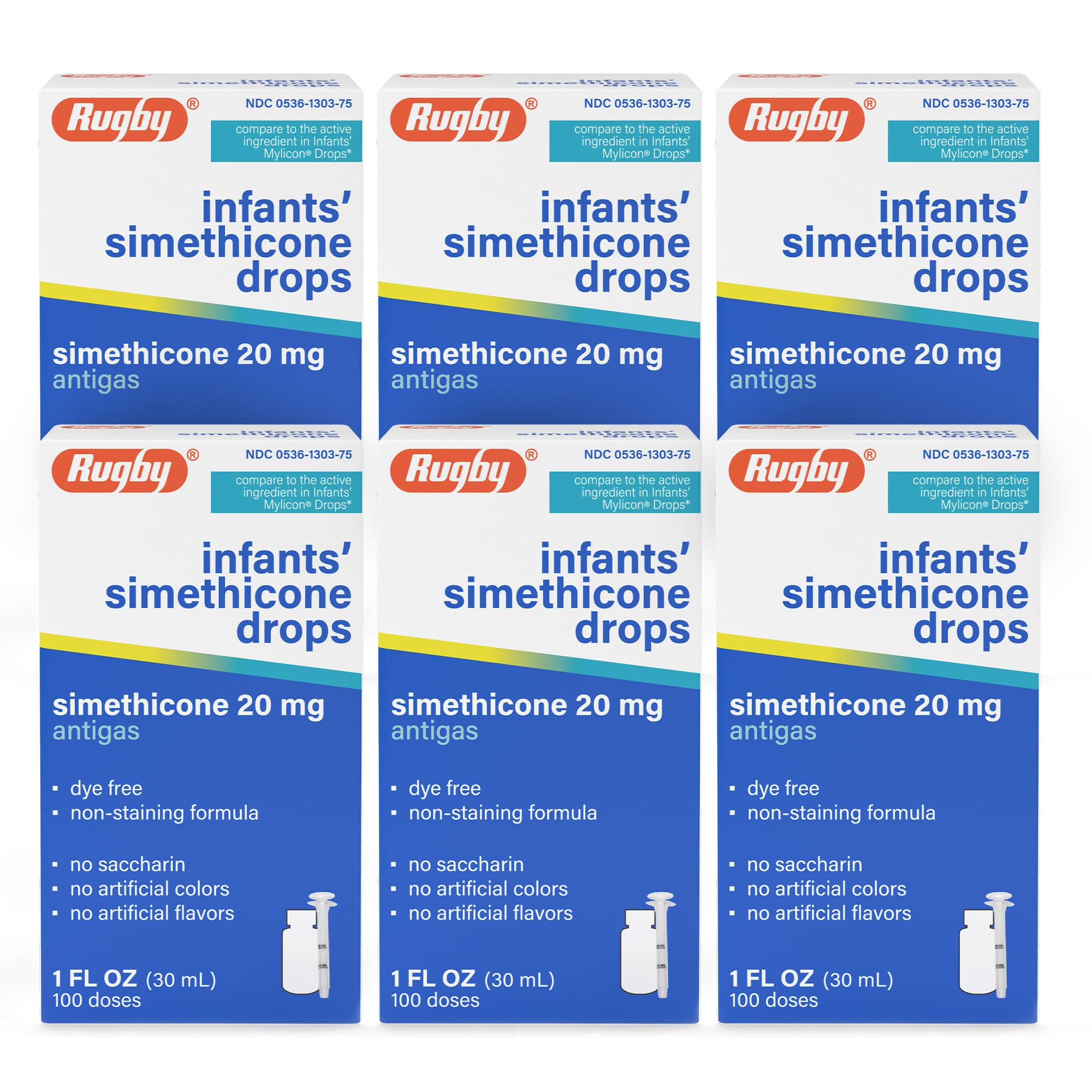 Rugby Dye-Free Infant Gas Drops