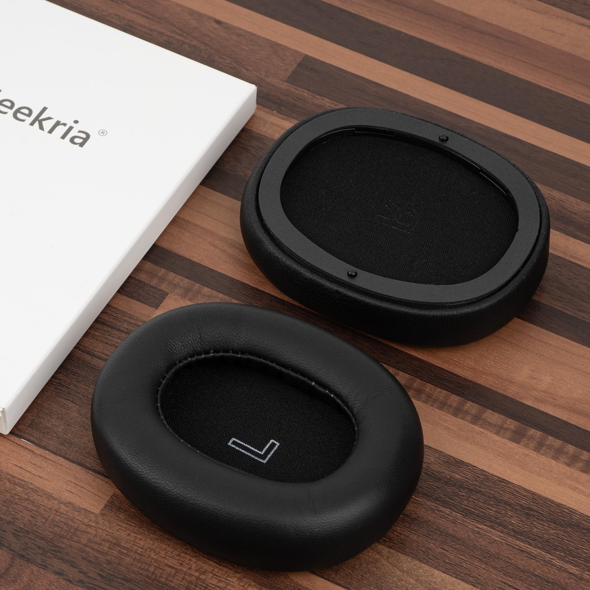 Geekria Elite Ersatz-Ohrpolster aus Schaffell für Bang & Olufsen Beoplay H95 Kopfhörer, Ohrpolster, Reparaturteile, Schwarz