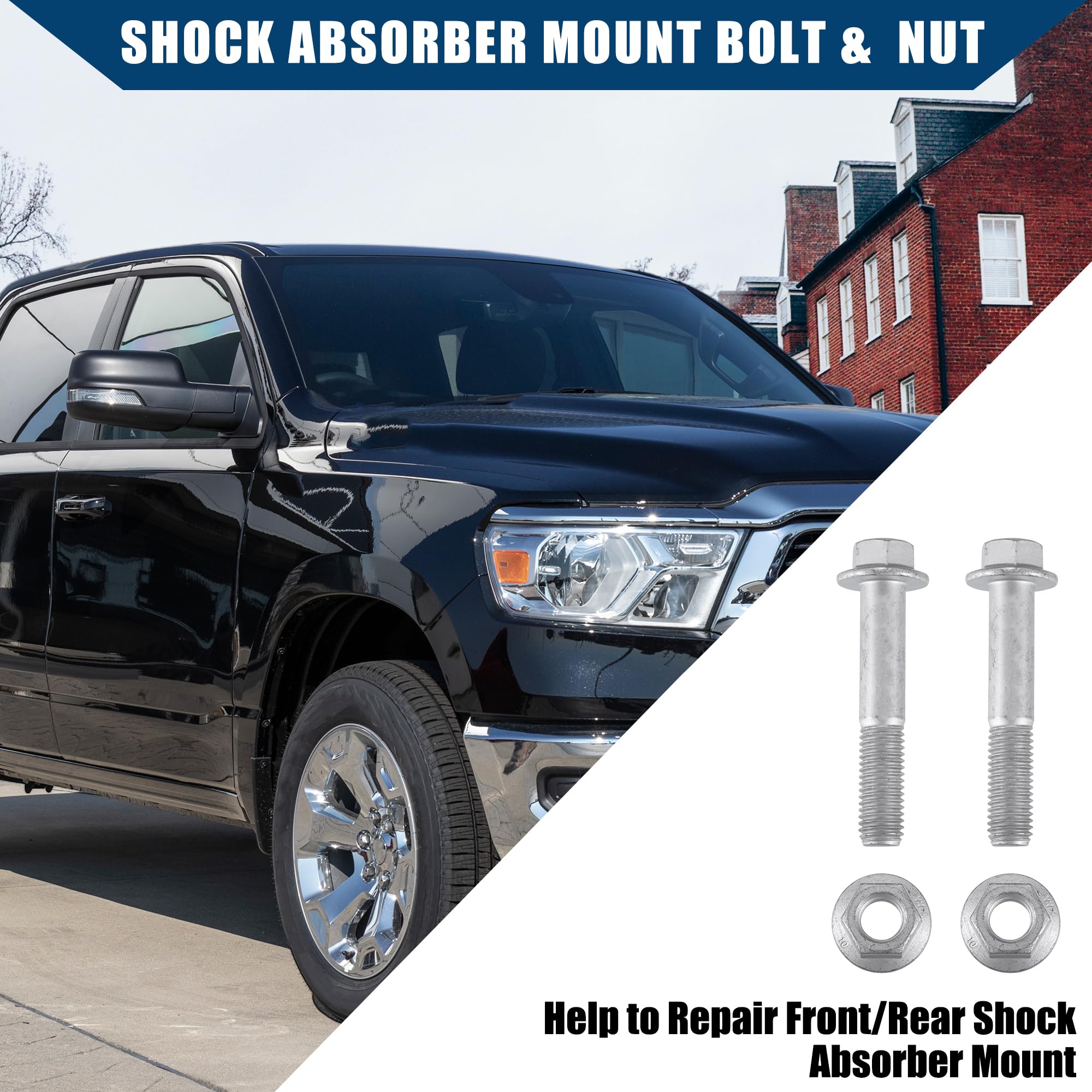 Amazon.com: Hihaha NO.6502818/6502698 Front Rear Shock Absorber  