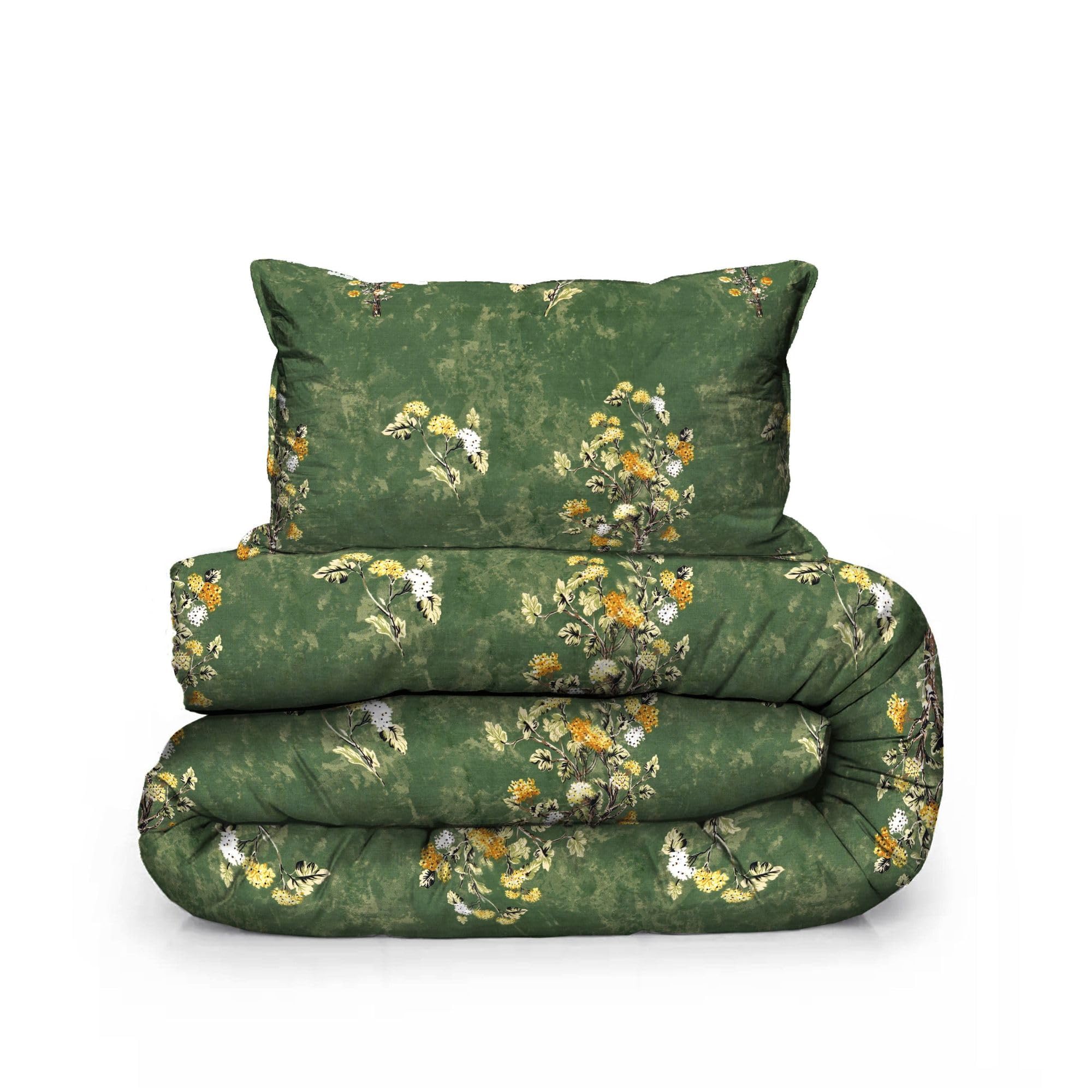 EverSoft Bedding 3Pcs Set 100% Egyptian Cotton Single Printed Duvet Cover with 1x Fitted Sheet - Image 4