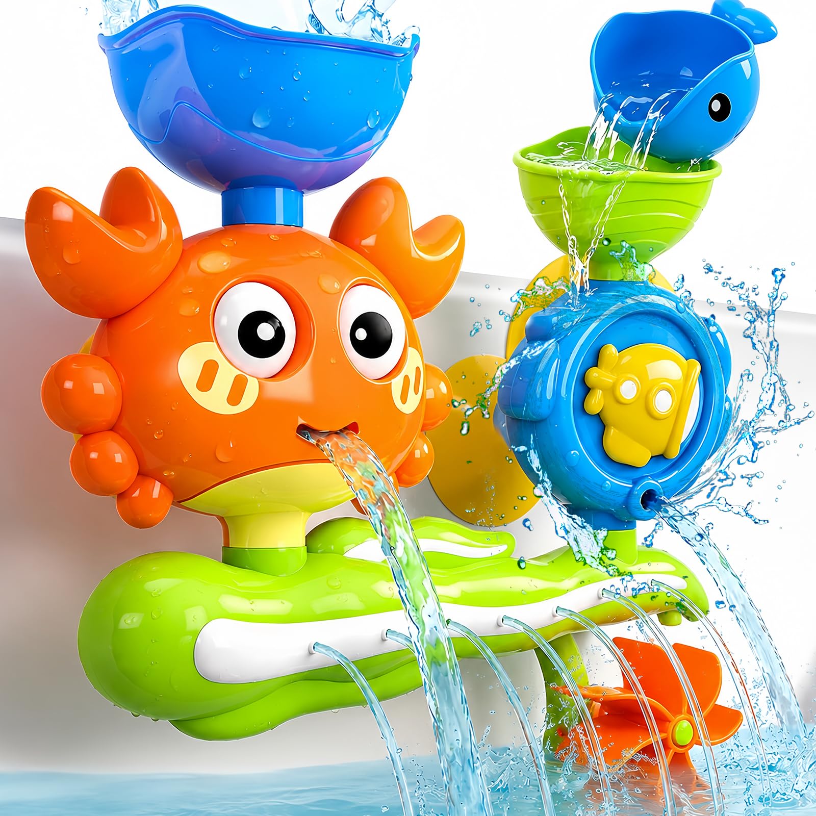Bath Toys for Toddler - Bath Toys for Babies,Baby Toy for Boys Girls Gifts,Toddler Toy for Boys Girls,Baby Water Sensory toy