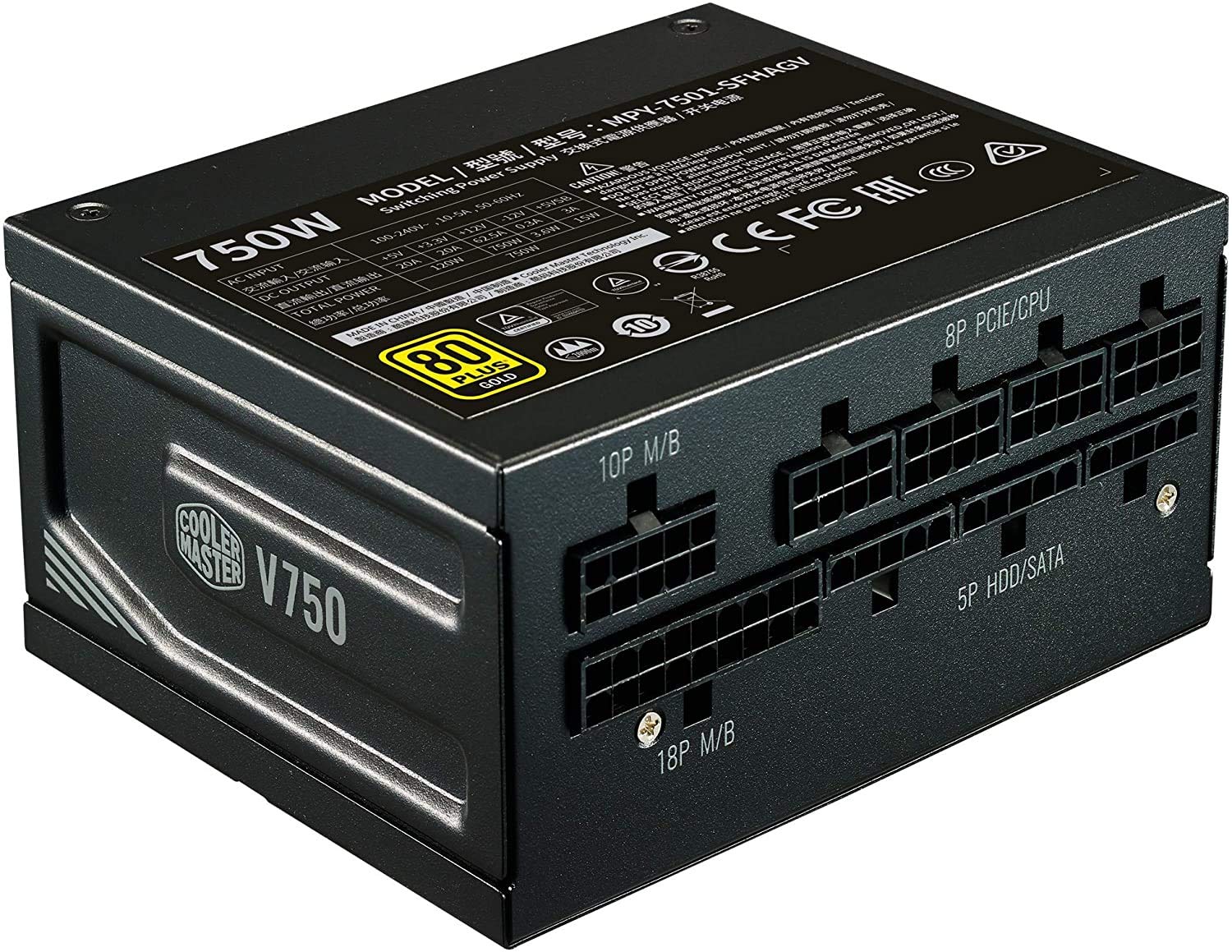 Cooler Master V750 SFX GOLD 750W PC電源 Amazon.in: Buy Cooler Master V750 SFX Gold 80 Plus Gold Certified