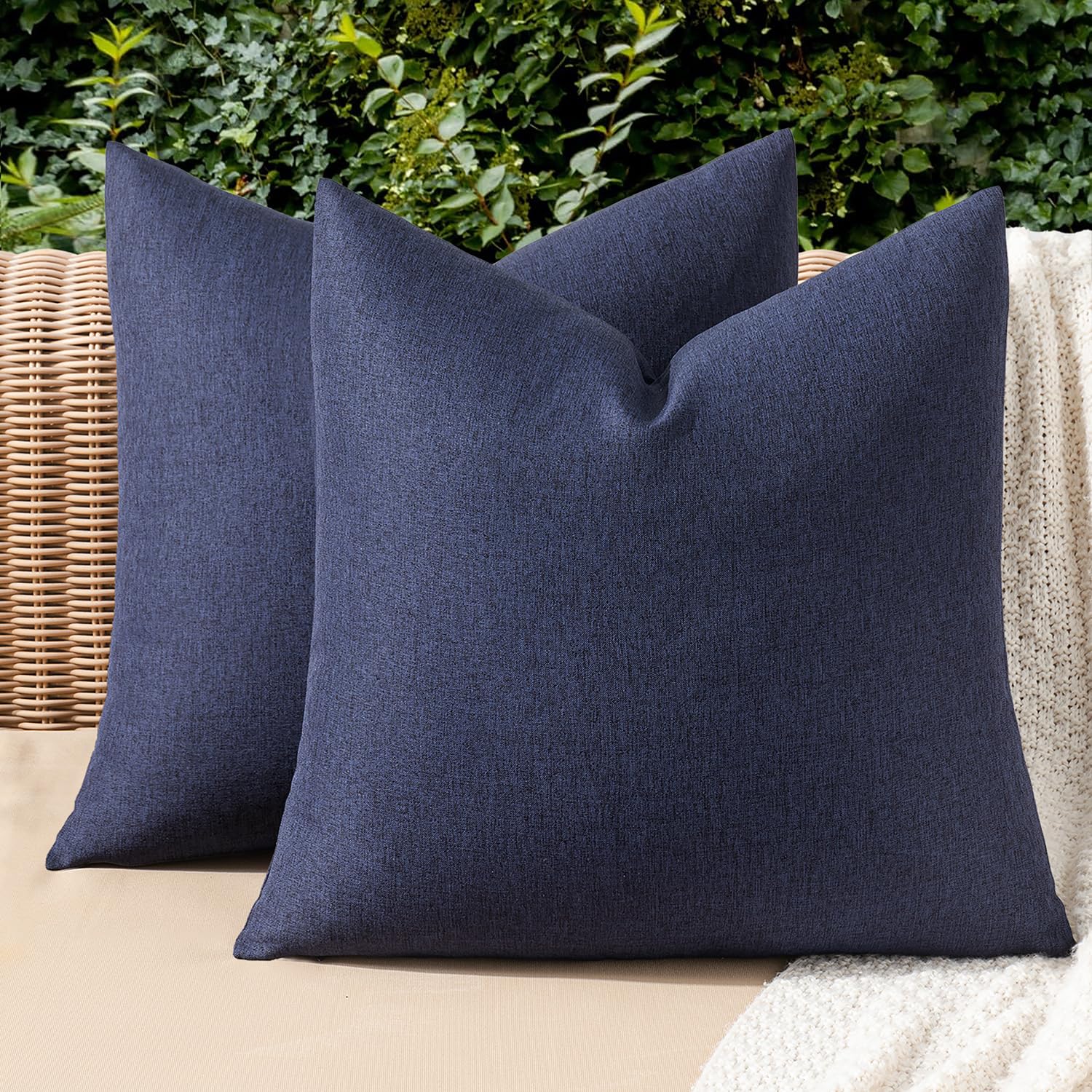 Amazon.com: MIULEE Pack of 2 Decorative Outdoor Solid Waterproof