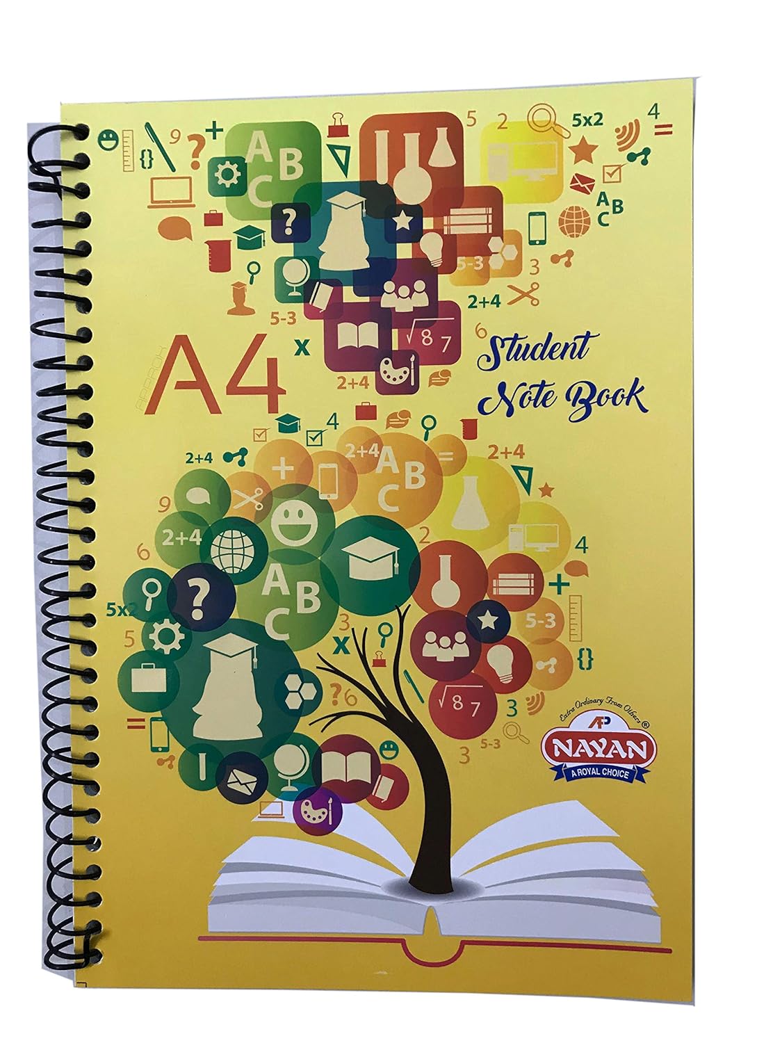 NAYAN Six Subject Notebook 300 Page (Multicolour) (Set of 1) Amazon