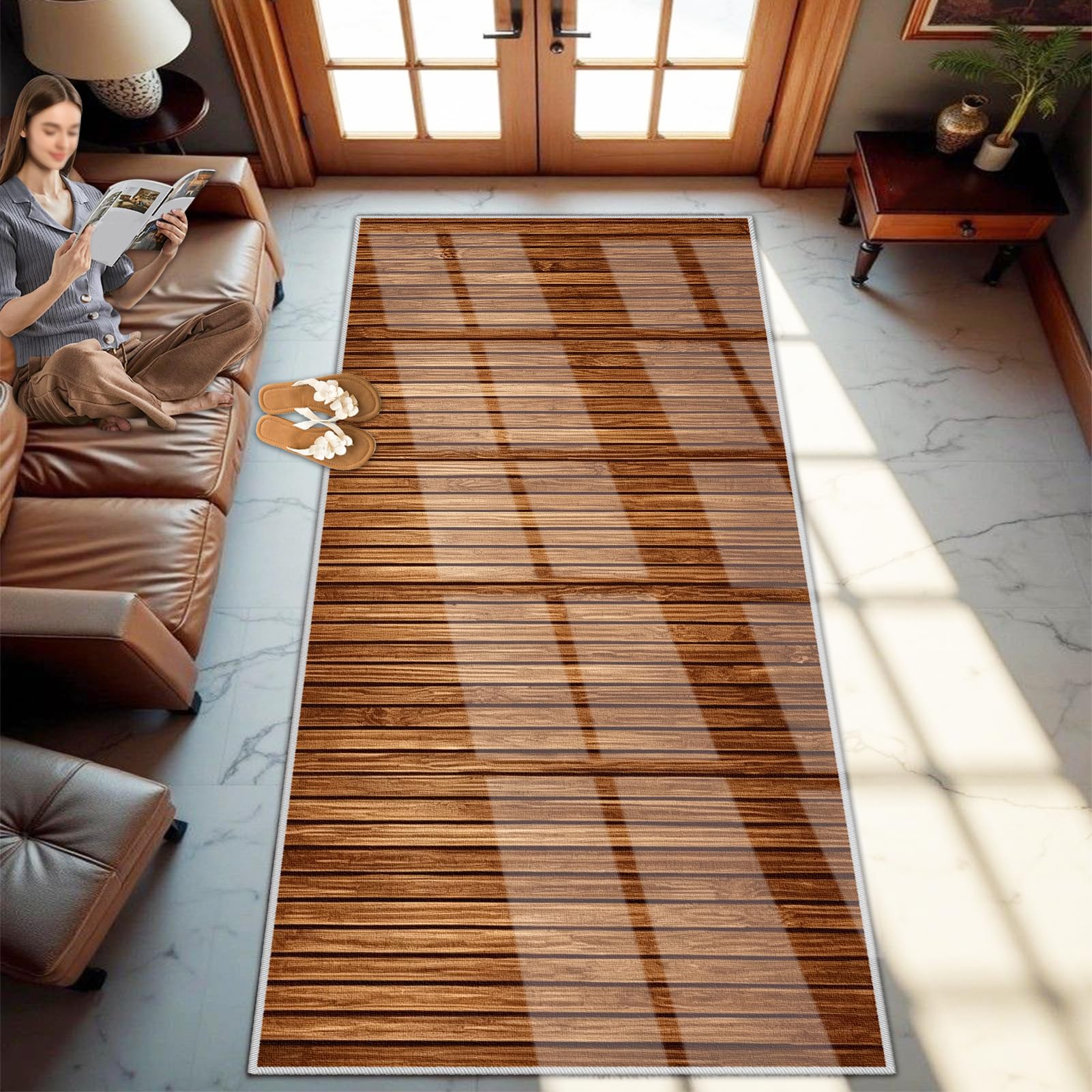 Tapis de cuisine antidérapant pour éviter les glissades devant l'évier