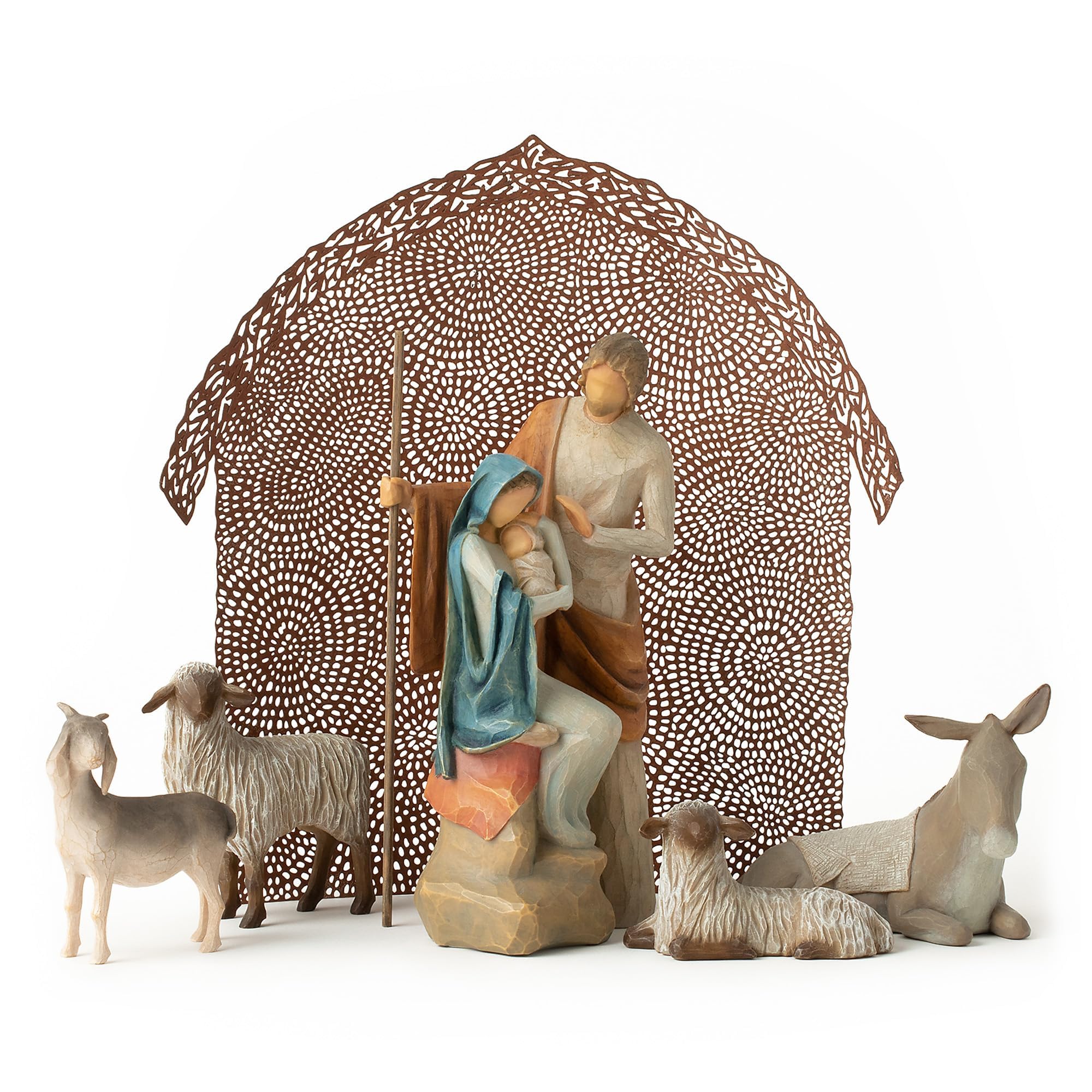 Amazon.com: Willow Tree The Holy Family Complete Small-Scale 6