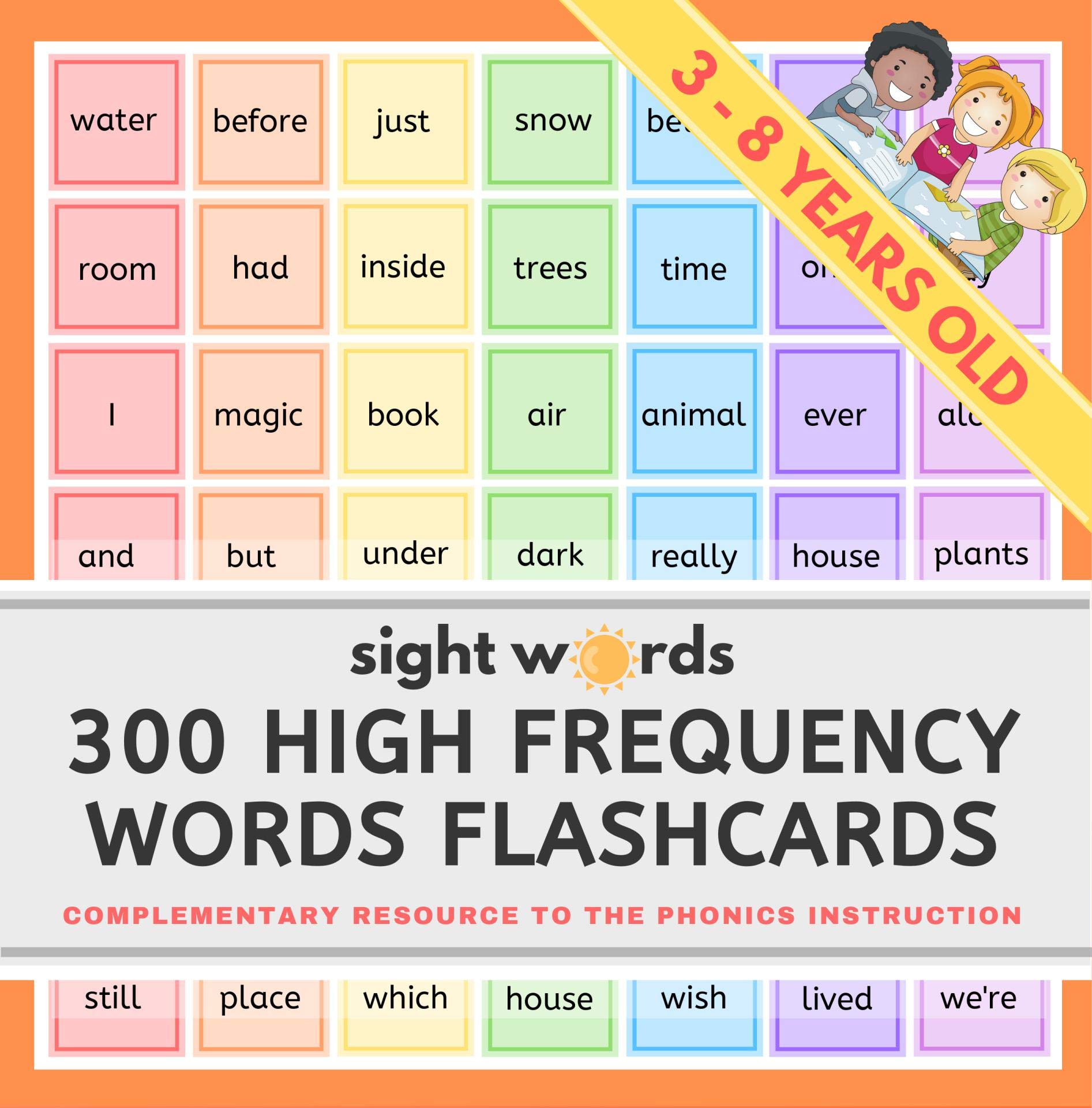 Buy Words 300 High Frequency Words Flashcards Easy Way To Learn