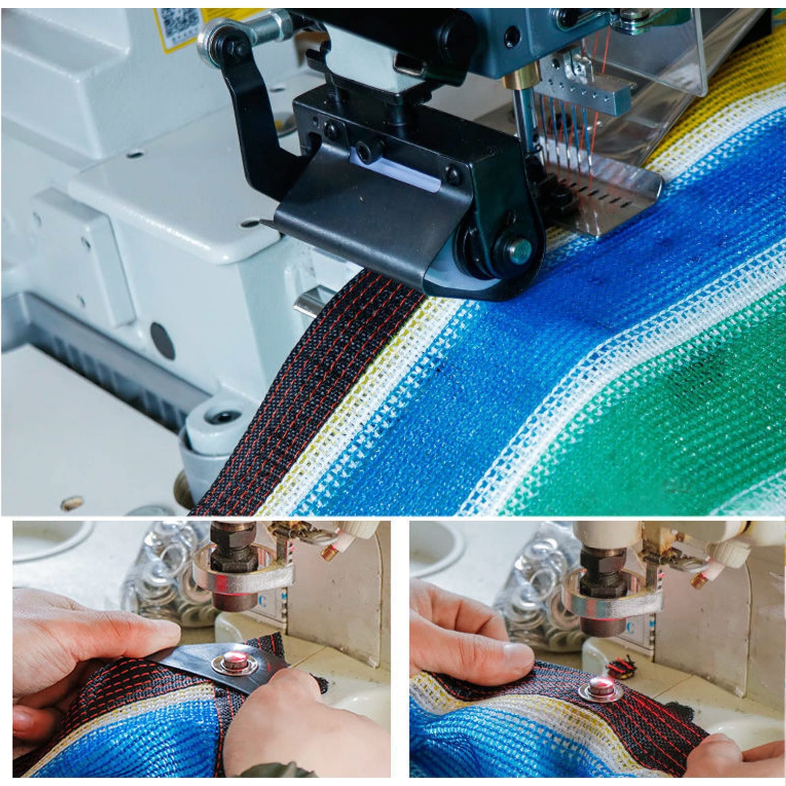 Produktbild von LIGUOYI Sonnensegel 4x5 Meter Grün - Rechteckiger Schattenspender Mit Ösen
