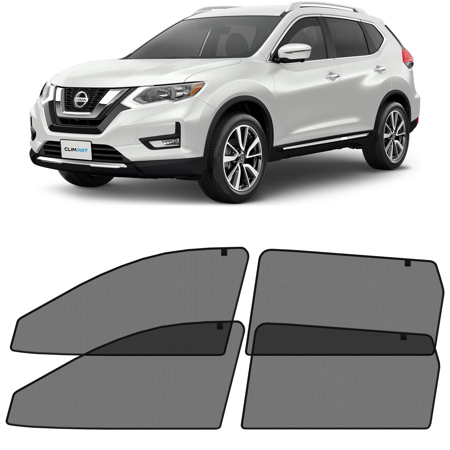 CLIM ART Car Window Sunshade For Nissan Rogue 2014