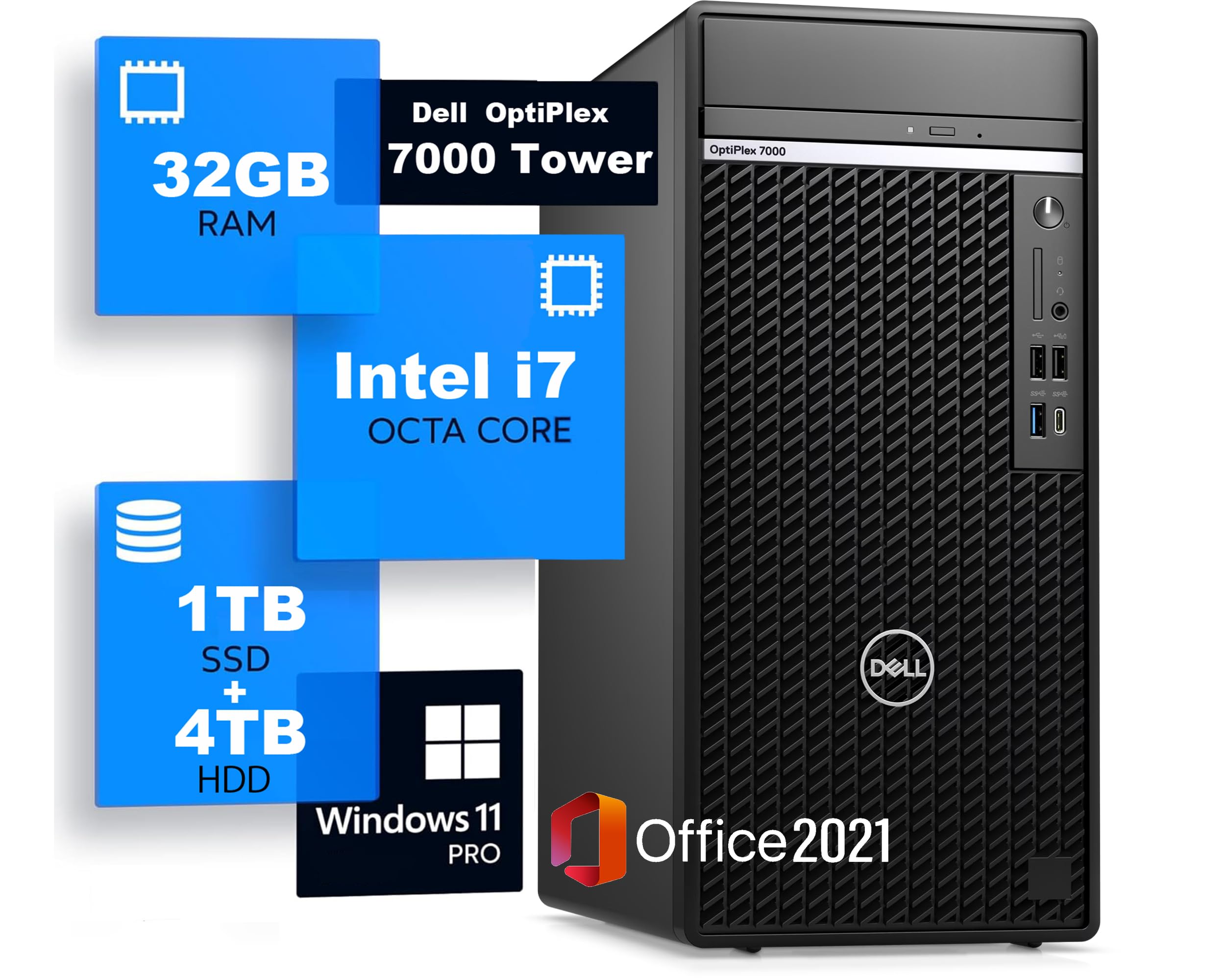 Amazon.co.jp: 【整備済み品】DELL OptiPlex 7000 タワー デスクトップ