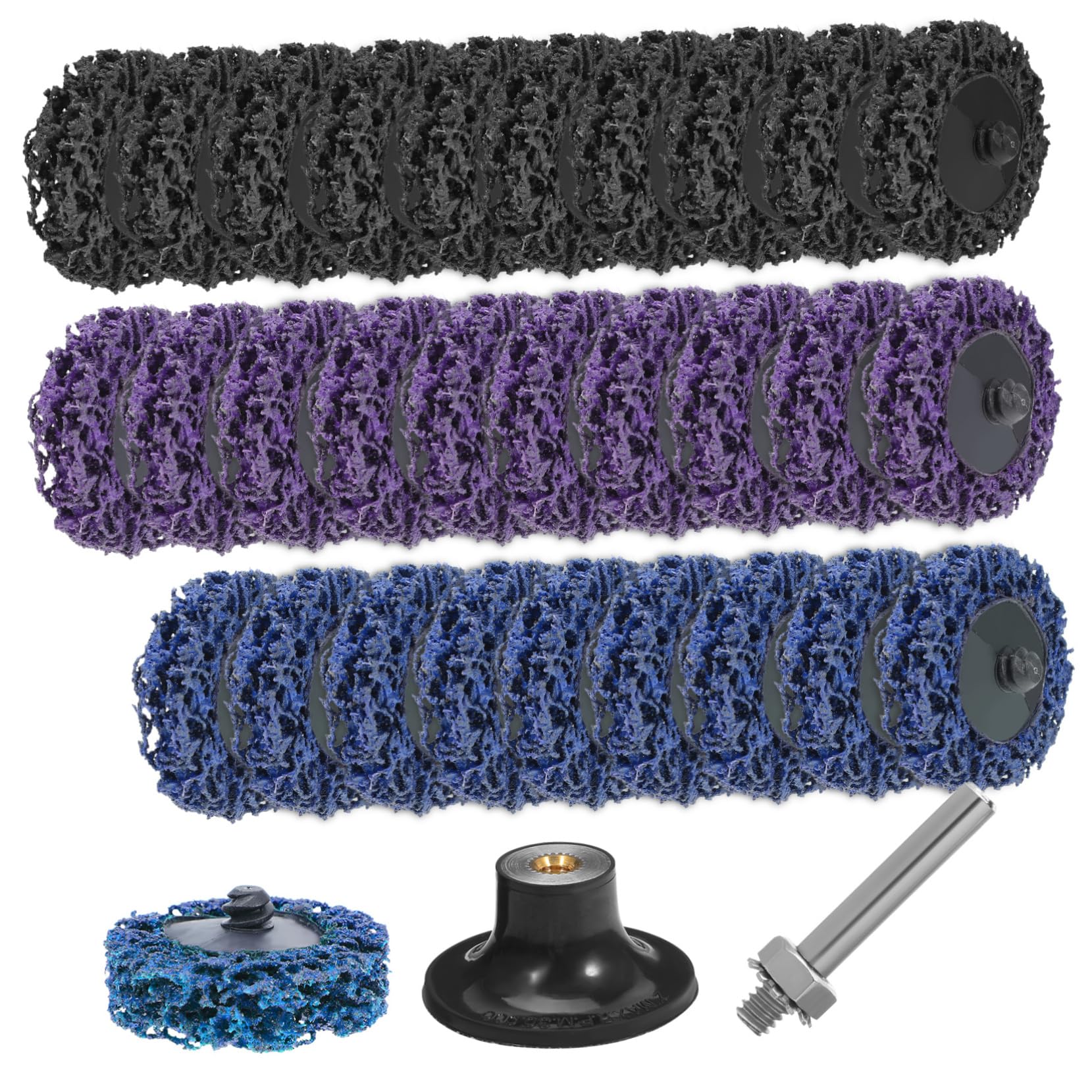 KALLORY 1Set Efficient Grinding Discs Sanding Wheels for Angle Grinder Durable Stripping Wheel Accessories for Paint Removal and Surface Cleaning