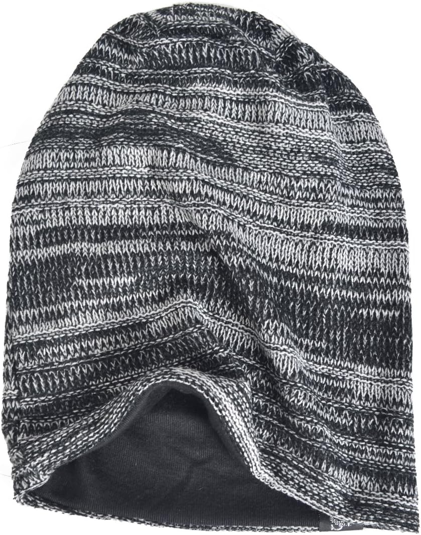 VECRY メンズ クールコットンビーニー スラウチスカルキャップ ロング バギー ヒップホップ 冬 夏 帽子 US サイズ: Me