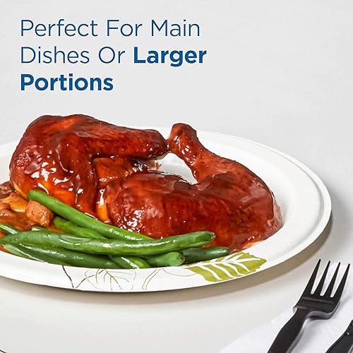 Miniatura 6 de Dixie - Platos de papel pesados ultra pequeños de GP PRO (Georgia-Pacific), Pathways, SX9PLPATH (CASE), 1000 unidades (125 bandejas por paquete, 8