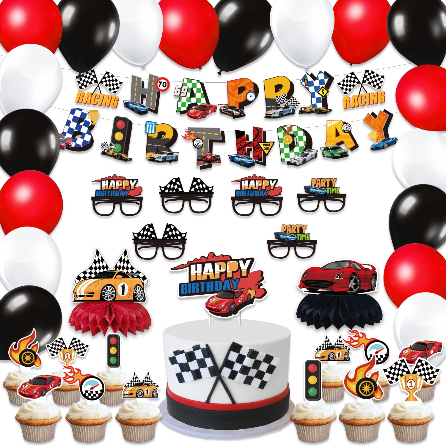 Buy Race Car Birthday Party Supplies, Race Car Party Decorations