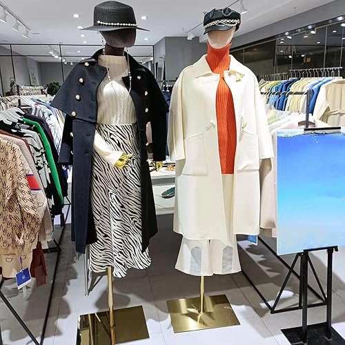 Miniatura 2 de Adjustable Female Dress Form Mannequin Torso - 53-77 Inch Height for Sewing, Jewelry Display & Tailoring - I-Small Size Stand Included