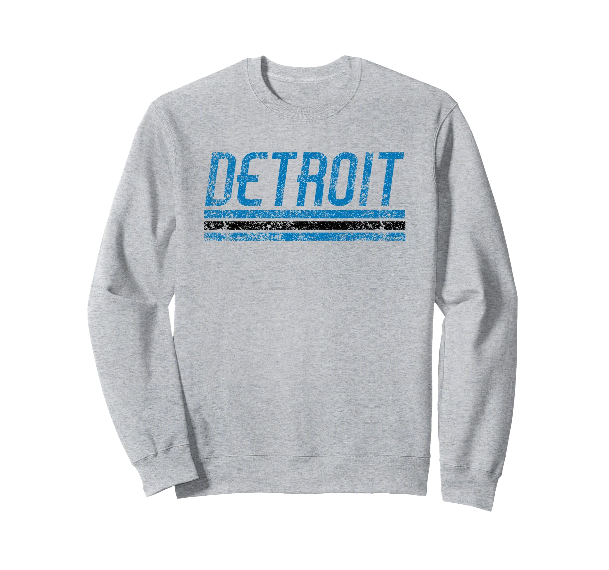 Detroit Michigan Retro Vintage Weathered Throwback Sweatshirt