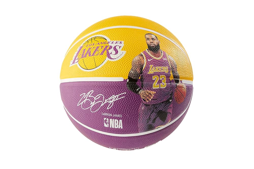 Bola Basquete Jogador NBA Lebron James - LAKERS | Amazon.com.br