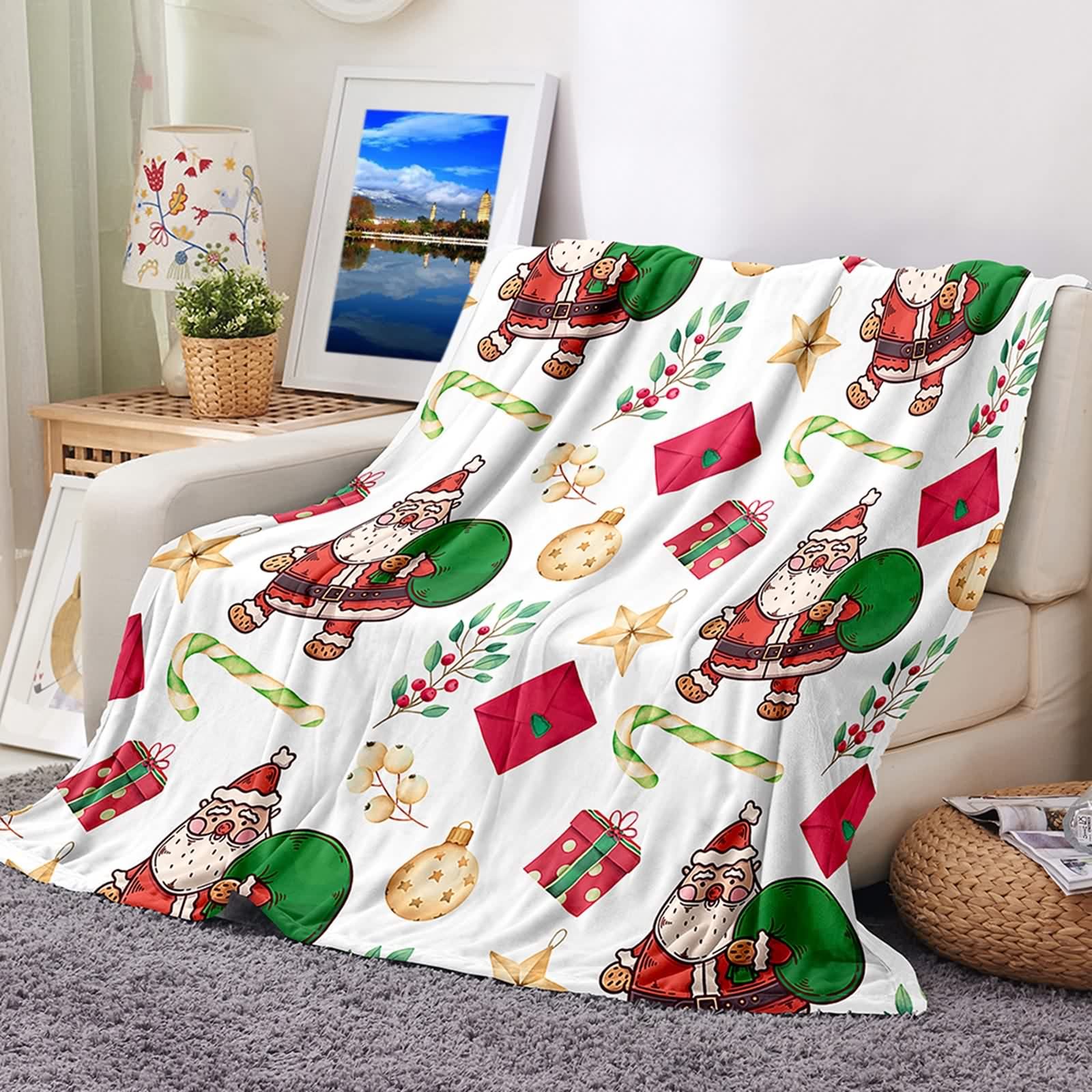 Couverture polaire flannel KnSam pour réchauffer vos soirées cocooning de Noël