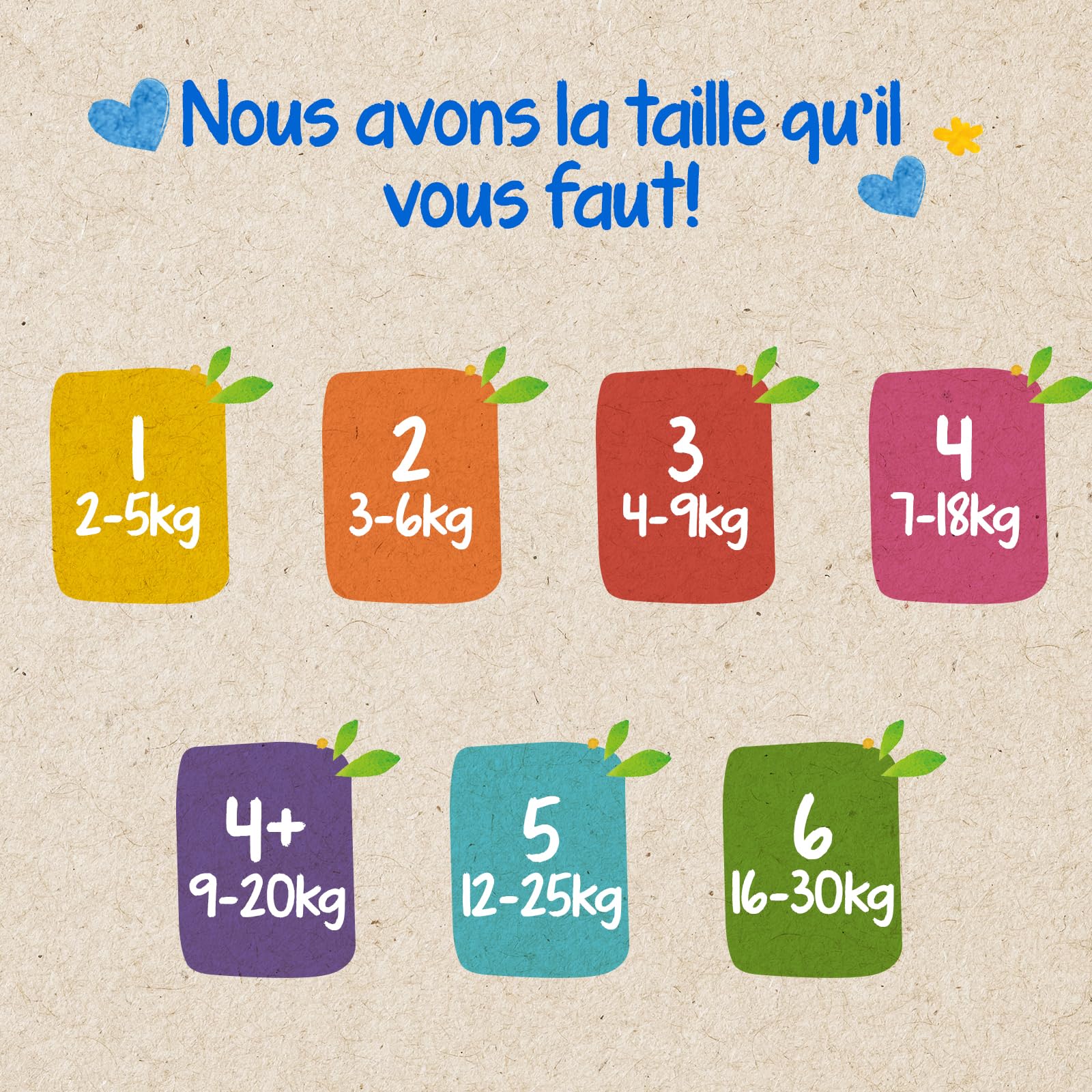 TIDOO - Couches écologique Taille 5 (12-25kg) - Origine Naturelle, sans substances nocives - 12h au sec, ultra absorbantes - Fabriquées en France - 120 Couches Jetables - Pack 1 Mois