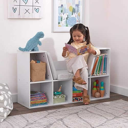 Miniatura 2 de KidKraft Estantería con Juguete de lectura De niños Blanco