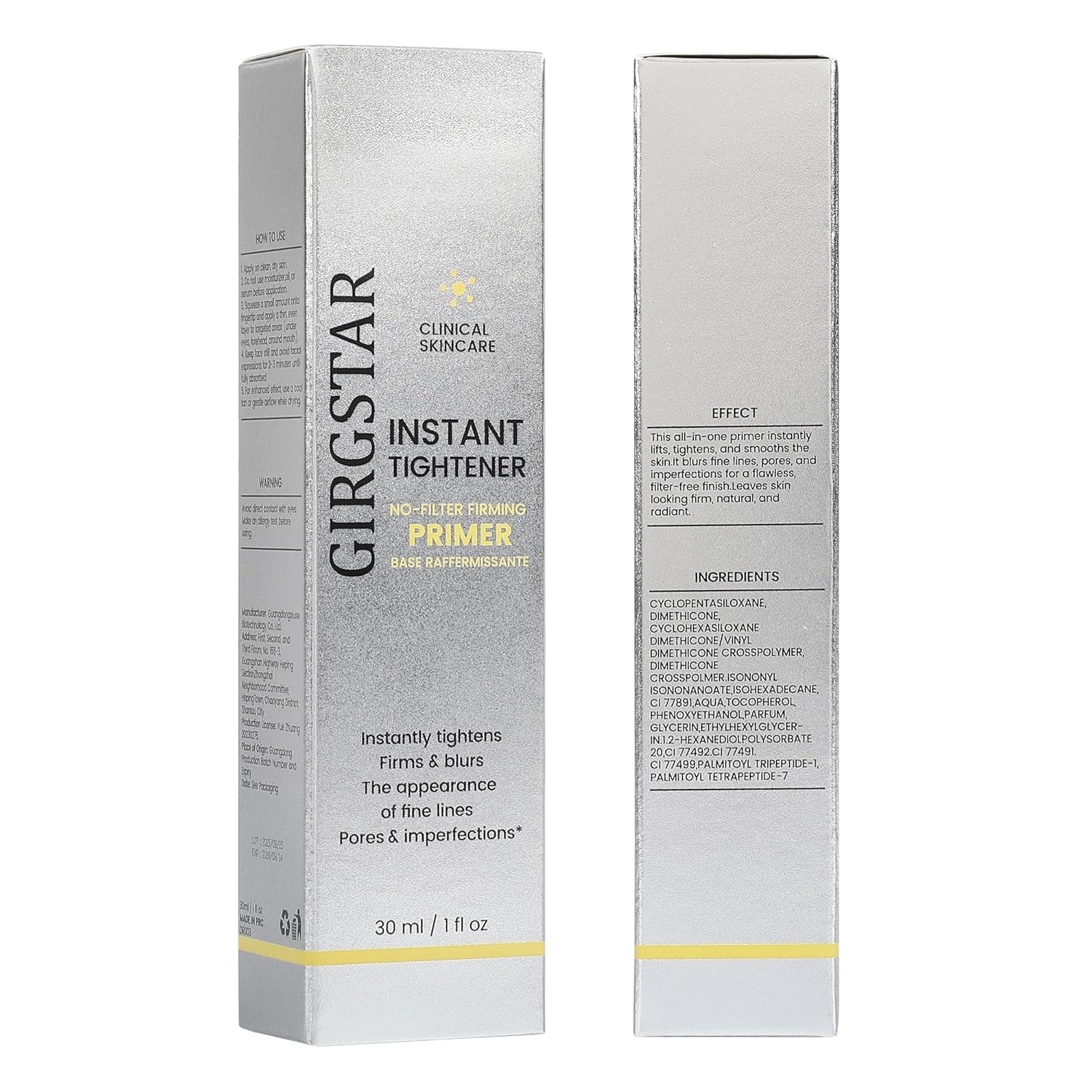 Instant Face Blurring & Firming Primer for Face Before Makeup - Perfection Tightener Visibly Smooths the Look of Fine Lines, Wrinkles & Pores - Grips Makeup for Long Wear & Shine Control - Image 7