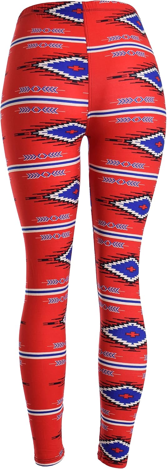 VIV Collection Printed Brushed Leggings Regular Size (XS - L) Listing 1