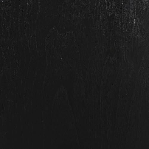 Miniatura 6 de Convenience Concepts Charleston - Mesa auxiliar redonda con estante en acabado de madera negra