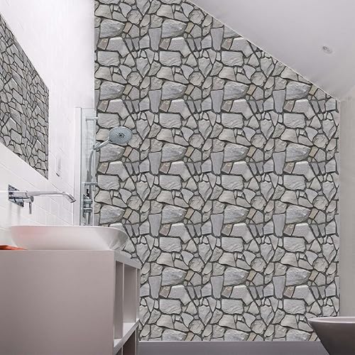 Miniatura 3 de Paneles de revestimiento de pared 3D, paneles de pared 3D de 11.8 x 11.8 in, papel tapiz de ladrillo texturizado 3D, paneles acústicos de PVC para