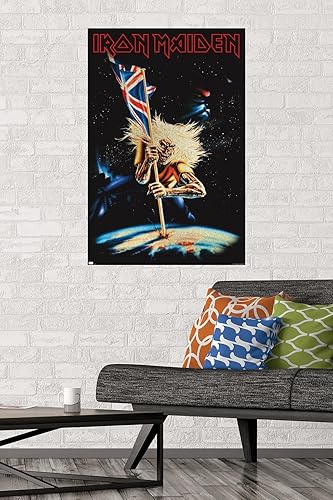 Miniatura 2 de Trends International Iron Maiden - Póster de pared Hellfire, 22.37 x 34.00 pulgadas, versión premium sin marco