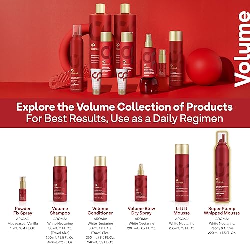 Miniatura 8 de ColorProof SuperPlump Batido Bodifying Mousse, 7.5 oz - Seguro para el color, volumen, vegano, sin sulfato, sin sal, unisex, producto profesional