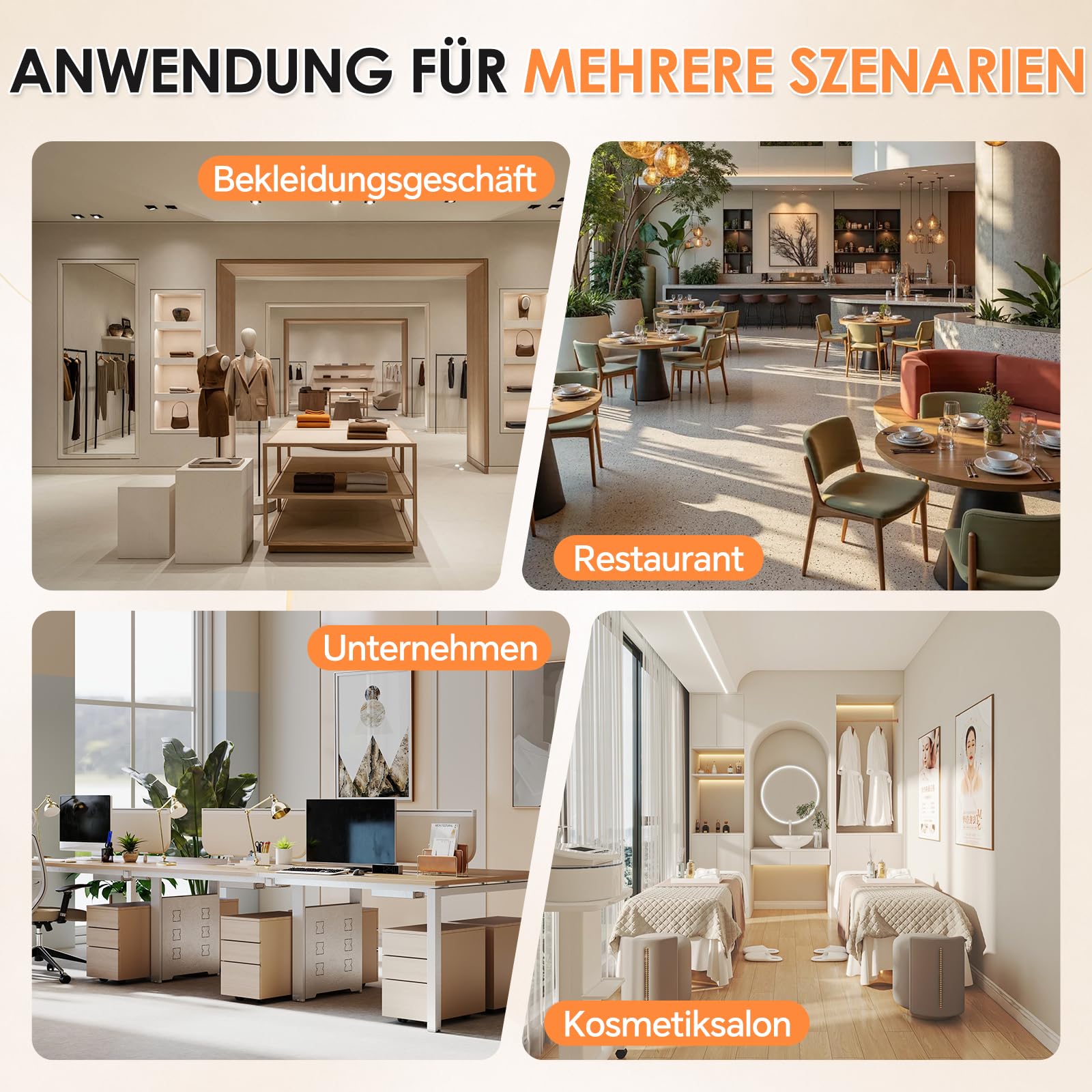 Empfangstheke mit LED Große Rezeptionstresen mit Glasvitrine Tastaturhalter Schubladen und Stauraum Rezeptionstheke Geräumig Empfangstresen für Salon Geschäft Hotel Büro Kosmetikstudio 130x60x100CM