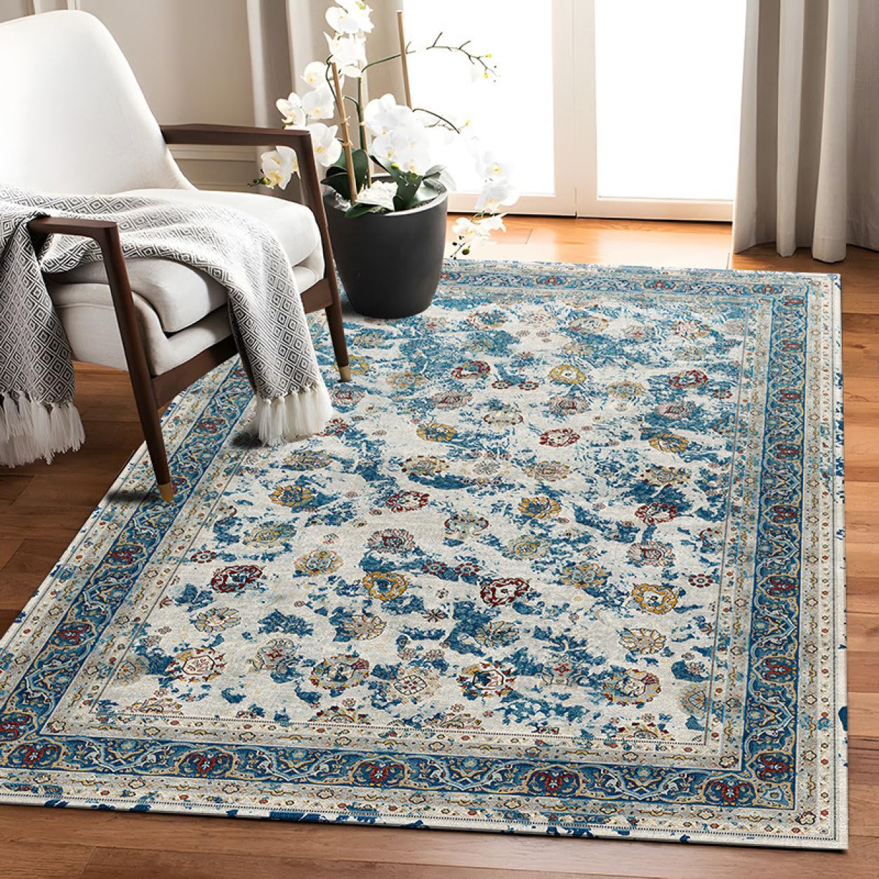 ペルシャ絨毯　ラグ Amazon｜ペルシャ絨毯風 ラグ カーペット 2畳 長方形 北欧