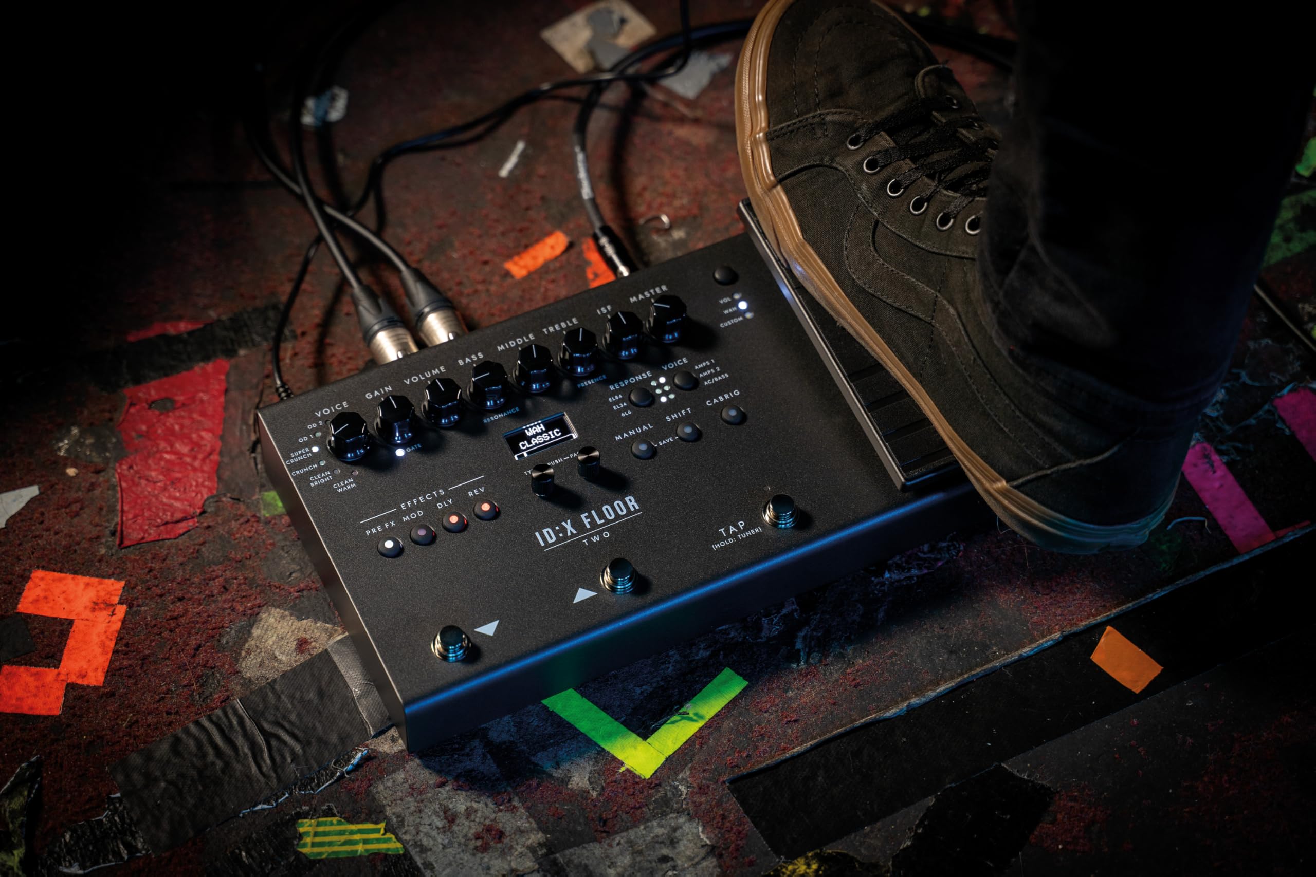 Blackstar ID:X Floor 2 Amp Modeling Pedalboard - 6 Amp Voices, Valve‑Style Emulation, 35+ Effects, Expanded Footswitch Control